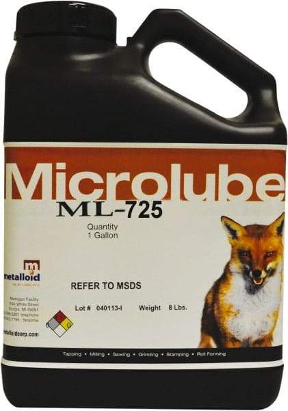 Metalloid - Microlubricant ML-725, 55 Gal Drum Cutting & Sawing Fluid - Straight Oil - Strong Tooling