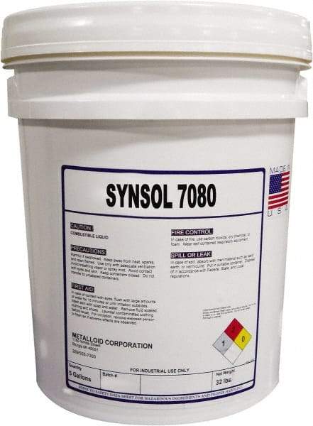 Metalloid - SynSol 7080, 55 Gal Drum Cutting Fluid - Semisynthetic - Strong Tooling