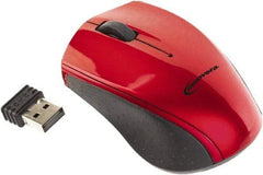 innovera - Red, Black Mouse - Use with Mac OS X, Windows 2000, XP, Vista, 7 - Strong Tooling