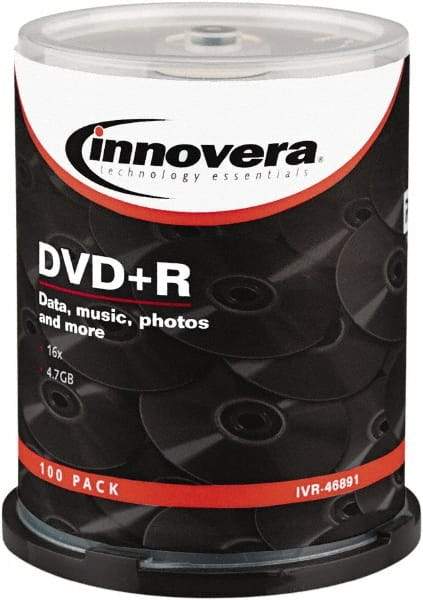 innovera - DVD+R Discs - Use with CD, DVD Drives - Strong Tooling