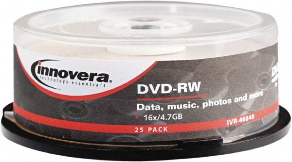 innovera - DVD-RW Discs - Use with CD, DVD Drives - Strong Tooling