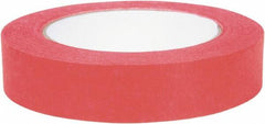 Duck - 15/16" Wide x 60 Yd Long Red Poly-Coated Paper Masking Tape - Series 240571 - Strong Tooling