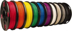 MakerBot - PLA Filament Small Spool - Black, Blue, Cool Gray, Green, Orange, Purple, Red, Warm Gray, White, Yellow, Use with Replicator Mini, Replicator (5th Generation), Replicator Z18, Replicator 2 - Strong Tooling