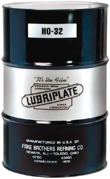 Lubriplate - 55 Gal Drum, Mineral Hydraulic Oil - SAE 10, ISO 32, 34.79 cSt at 40°, 5.2 cSt at 100°C - Strong Tooling