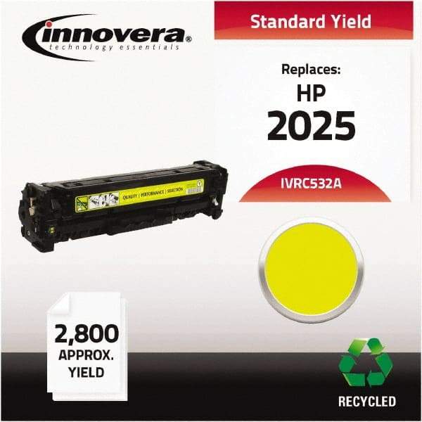 innovera - Yellow Toner Cartridge - Use with HP Color LaserJet CP2025 - Strong Tooling