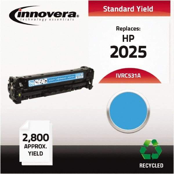 innovera - Cyan Toner Cartridge - Use with HP Color LaserJet CP2025 - Strong Tooling