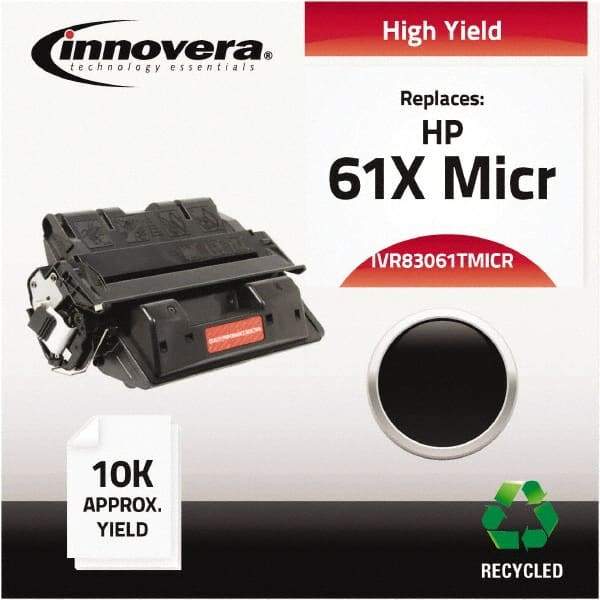 innovera - Black MICR Toner - Use with HP LaserJet 4100 - Strong Tooling