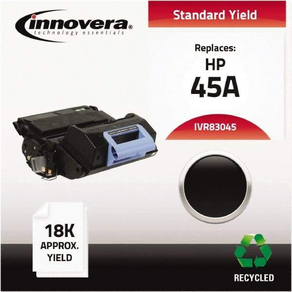 innovera - Black Toner Cartridge - Use with HP LaserJet 4345 MFP, 4345X MFP, 4345XM MFP, 4345XS MFP, M4345 MFP, M4345X, M4345XM, M4345XS - Strong Tooling