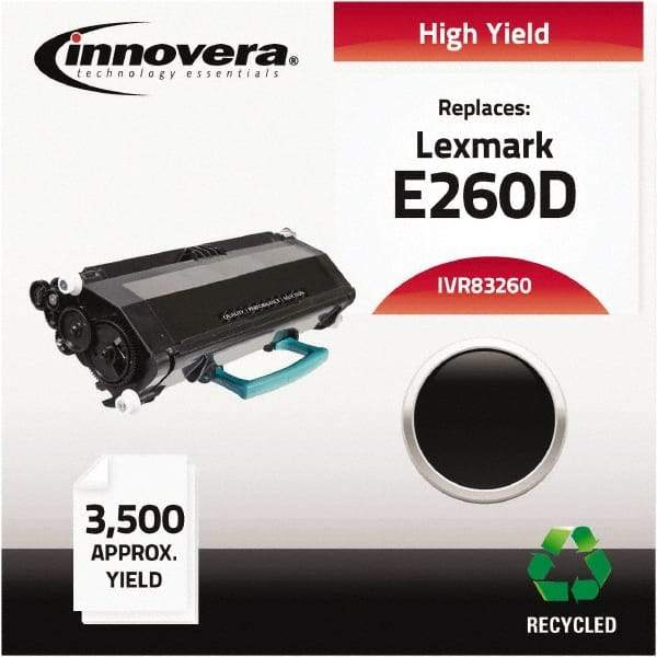 innovera - Black Toner Cartridge - Use with Lexmark E260D, E260DN, E360D, E360DN, E460DN, E460DW, E462DTN - Strong Tooling