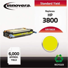 innovera - Yellow Toner Cartridge - Use with HP Color LaserJet 3800, CP3505 - Strong Tooling