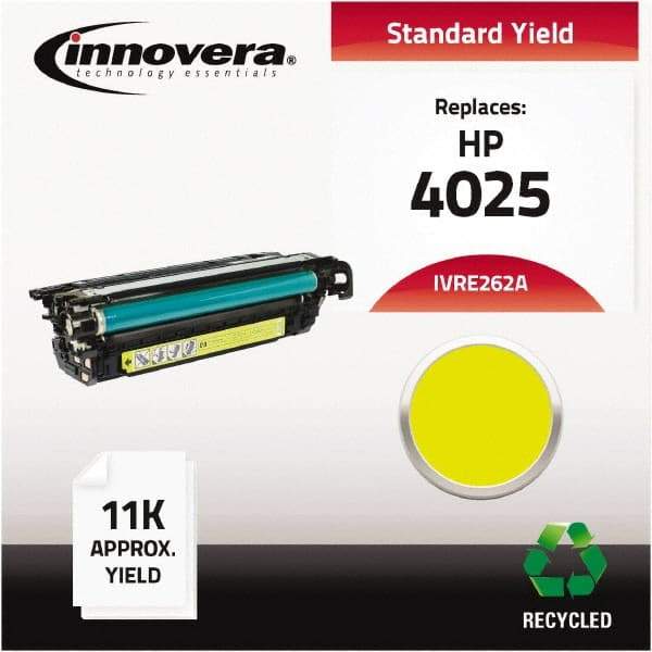 innovera - Yellow Toner Cartridge - Use with HP Color LaserJet Enterprise CP4025DN, CP4025N, CP4520, CP4525, CP4525DN, CP4525N, CP4525XH - Strong Tooling