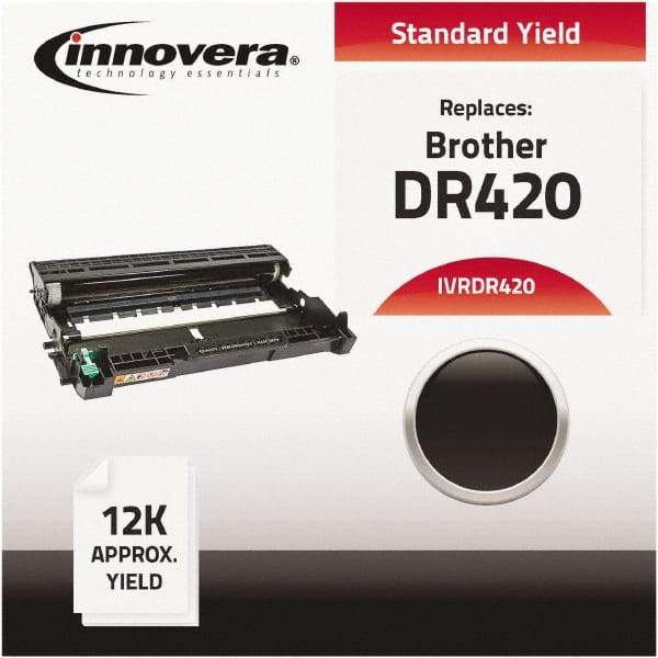 innovera - Black Drum - Use with Brother DCP-7060, 7065DN, HL-2220, 2230, 2280DW, 2240, 2240D, FAX-2840, 2940, MFC-7240, 7360N, 7460DN, 7860DW - Strong Tooling