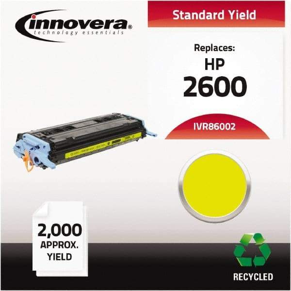 innovera - Yellow Toner Cartridge - Use with HP Color LaserJet 1600, 2600, CM1015 MFP, CM1017 MFP - Strong Tooling