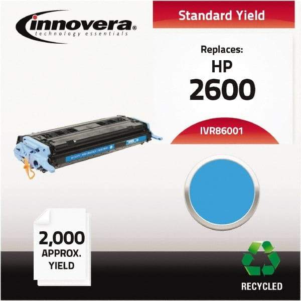 innovera - Cyan Toner Cartridge - Use with HP Color LaserJet 1600, 2600, CM1015 MFP, CM1017 MFP - Strong Tooling