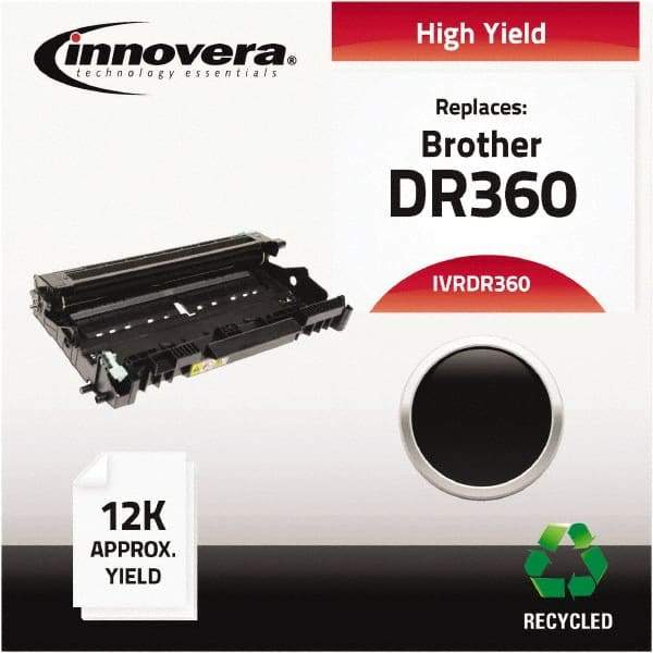 innovera - Black Drum Unit - Use with Brother DCP-7030, 7040, HL-2140, 2150N, 2170W, MFC-7320, 7340, 7345N, 7440N, 7840W - Strong Tooling