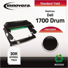 innovera - Black Drum - Use with Dell 1700, 1700N, 1710, 1710N, IBM, Lexmark E320, E322, E322N - Strong Tooling