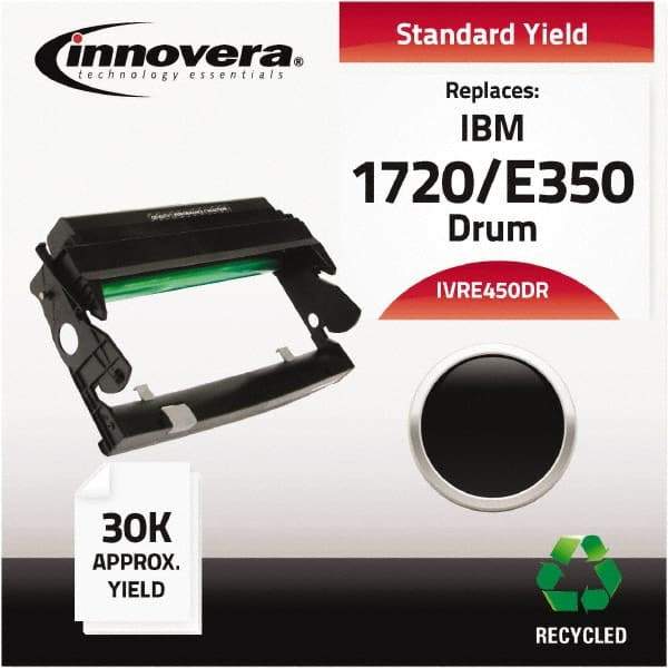 innovera - Black Drum - Use with Dell 1720, 1720DN, IBM, Lexmark E250D, E250DN, E350D, E352DN - Strong Tooling