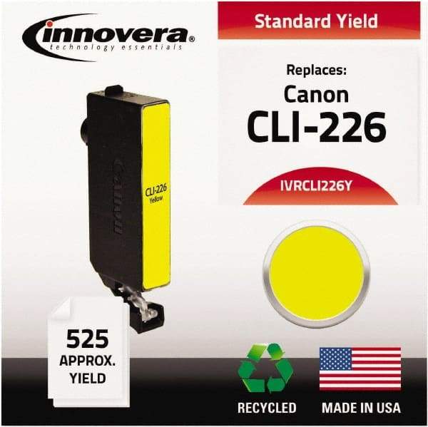 innovera - Yellow Inkjet Printer Cartridge - Use with Canon PIXMA iP4820, iX6520, MG5120, MG5220, MG6120, MG8120, MX882, MX892 - Strong Tooling