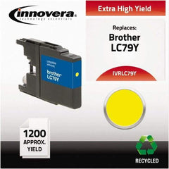 innovera - Yellow Inkjet Printer Cartridge - Use with Brother MFC-J6510DW, MFC-J6710DW, MFC-J6910DW, MFC-J825DW, MFC-J835DW - Strong Tooling