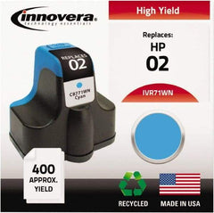 innovera - Cyan Inkjet Printer Cartridge - Use with HP Photosmart C5180, C6180, C7180, D6160, D7145, D7155, D7160, D7345, D7355, D7360, 3110, 3210, 3310, 8250 - Strong Tooling