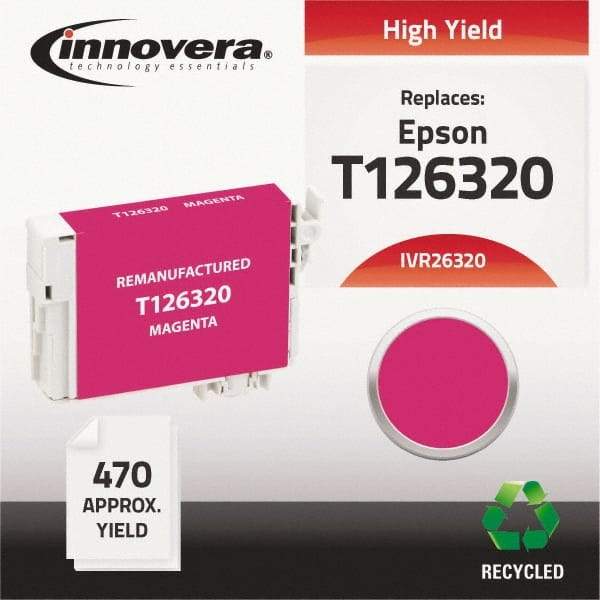 innovera - Magenta Inkjet Printer Cartridge - Use with Epson Stylus NX330, NX430, Workforce 60, 435, 520, 545, 630, 633, 635, 645, 840, 845, 7010, 7510 - Strong Tooling