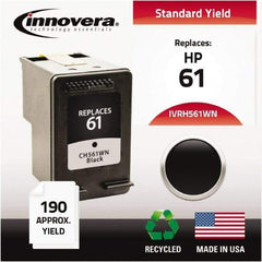 innovera - Black Inkjet Printer Cartridge - Use with HP Deskjet 1000, 1050, 1055, 2050, 3000, 3050, 3050A, 3052A, 3054A - Strong Tooling