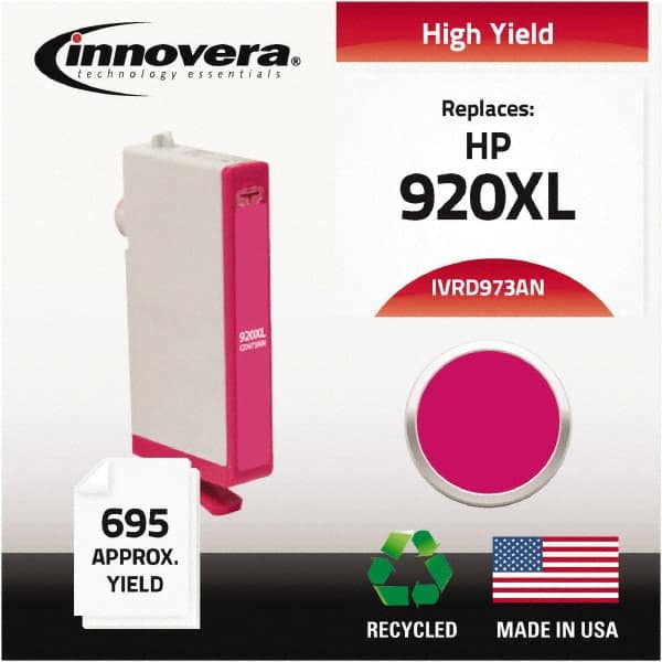 innovera - Magenta Inkjet Printer Cartridge - Use with HP Officejet 6000, 6000 Wireless, 6500, 6500 Wireless, Officejet Wide Format 7500A - Strong Tooling