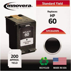 innovera - Black Inkjet Printer Cartridge - Use with HP Deskjet D2530, D2545, D2560, D5560, F4200, F4440, F4480, Photosmart C4640, C4650, C4680, C4795 - Strong Tooling