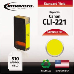 innovera - Yellow Inkjet Printer Cartridge - Use with Canon PIXMA iP3600, iP4600, iP4700, MP560, MP620, MP640, MP980, MP990, MX860, MX870 - Strong Tooling