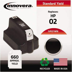 innovera - Black Inkjet Printer Cartridge - Use with HP Photosmart C5180, C6180, C7180, D6160, D7145, D7155, D7160, D7345, D7355, D7360, 3110, 3210, 3310, 8250 - Strong Tooling