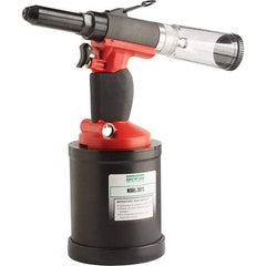 Marson - 1/4" Capacity, Air Riveter - 1-1/8" Long Stroke, 1/4 NPT Inlet - Strong Tooling