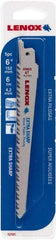 Lenox - 6" Long x 3/4" Thick, Bi-Metal Reciprocating Saw Blade - Straight Profile, 6 TPI, Toothed Edge - Strong Tooling