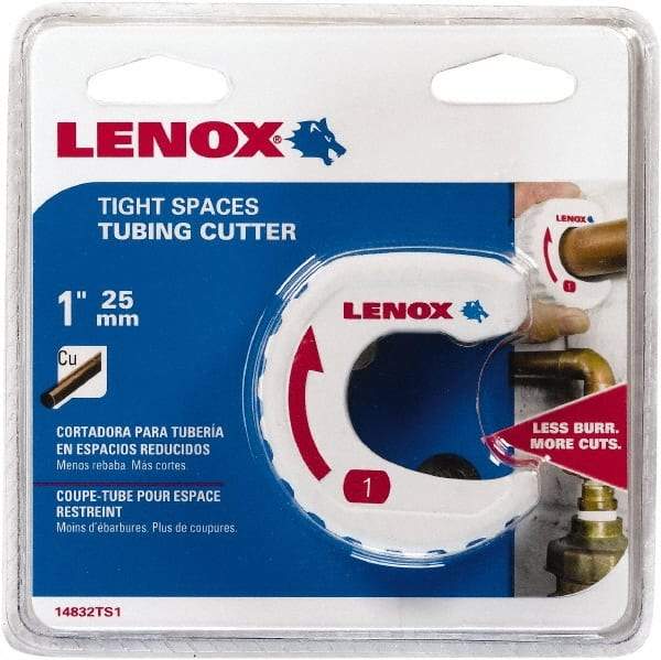 Lenox - 1" Pipe Capacity, Tube Cutter - Cuts Copper - Strong Tooling