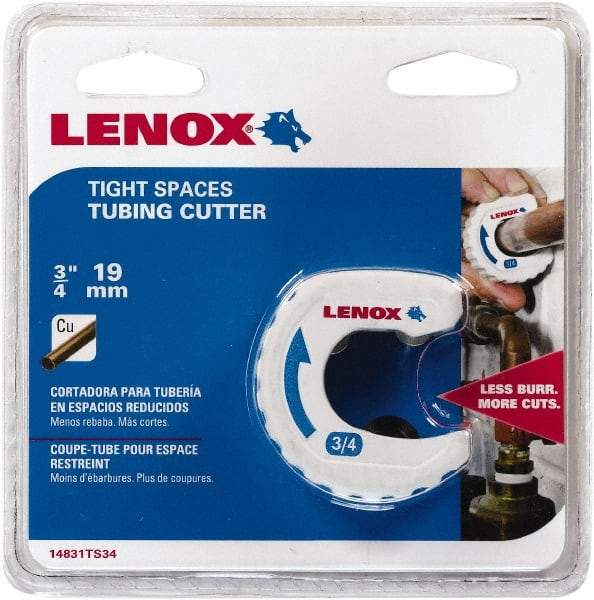 Lenox - 3/4" Pipe Capacity, Tube Cutter - Cuts Copper - Strong Tooling