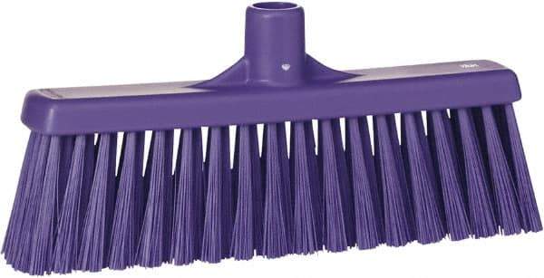 Vikan - 5-5/8" OAL Polyester Bristle Lobby Broom - 3" Bristle Length, 11" Wide - Strong Tooling