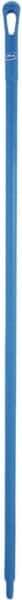 Vikan - 59 x 1-1/4" Polypropylene Squeegee Handle - European Threaded Connection, Blue - Strong Tooling