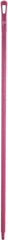 Vikan - 59 x 1-1/4" Polypropylene Squeegee Handle - European Threaded Connection, Pink - Strong Tooling