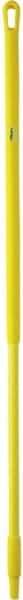 Vikan - 51 x 1-1/4" Fiberglass Squeegee Handle - European Threaded Connection, Yellow - Strong Tooling