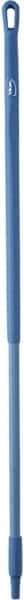 Vikan - 51 x 1-1/4" Fiberglass Squeegee Handle - European Threaded Connection, Blue - Strong Tooling