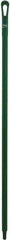 Vikan - 51 x 1-1/4" Polypropylene Squeegee Handle - European Threaded Connection, Green - Strong Tooling