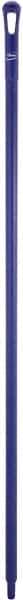 Vikan - 59 x 1-1/4" Polypropylene Squeegee Handle - European Threaded Connection, Purple - Strong Tooling