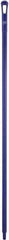 Vikan - 59 x 1-1/4" Polypropylene Squeegee Handle - European Threaded Connection, Purple - Strong Tooling