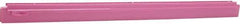 Vikan - 24" Rubber Blade Squeegee Refill - Double Edge, Pink, Plastic Holder - Strong Tooling