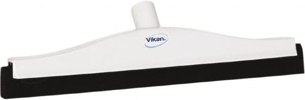 Vikan - 16" Foam Rubber Blade Bench Squeegee - Double Edge, White, Plastic Holder - Strong Tooling