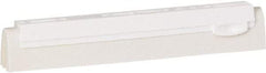 Vikan - 10" Foam Rubber Blade Squeegee Refill - Double Edge, White, Plastic Holder - Strong Tooling