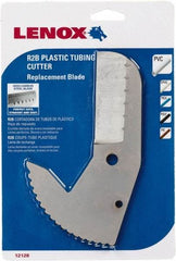 Lenox - Cutter Replacement Blade - Use with Lenox: 12124R2, Cuts PVC, CPVC, Pex, Polyethylene and Rubber Hose - Strong Tooling