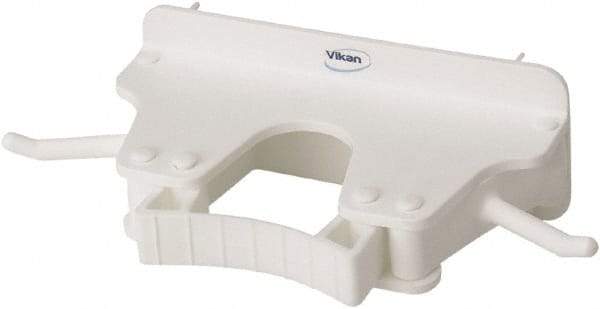 Vikan - 22 Lb Capacity, 3-5/32" Projection, Polypropylene/Rubber Wall Strip Organizer - 6-5/32" OAL - Strong Tooling