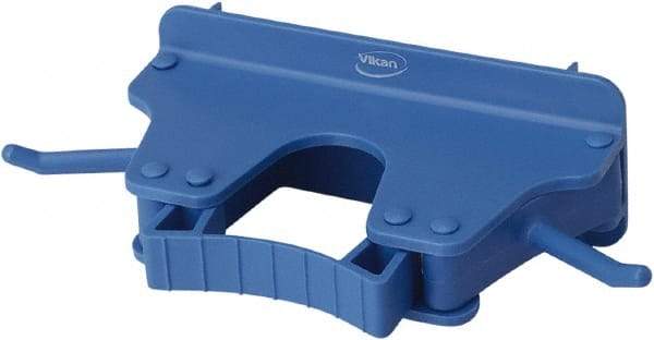 Vikan - 22 Lb Capacity, 3-5/32" Projection, Polypropylene/Rubber Wall Strip Organizer - 6-5/32" OAL - Strong Tooling