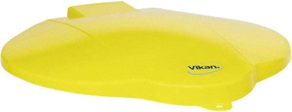 Vikan - 3 Gal Polypropylene Pail Lid - Yellow, For Use with 5691 - Strong Tooling