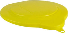 Vikan - 1.5 Gal Polypropylene Pail Lid - Yellow, For Use with 5693 - Strong Tooling